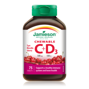 Chewable Vitamin C 500 mg +D 500 IU