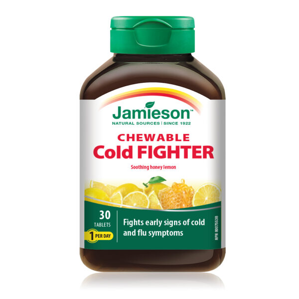 Cold Fighter Chewable - Soothing Honey Lemon